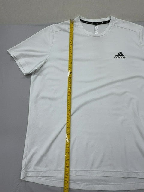 Adidas Men's Primegreen White T-Shirt XL Short Sleeve Crewneck