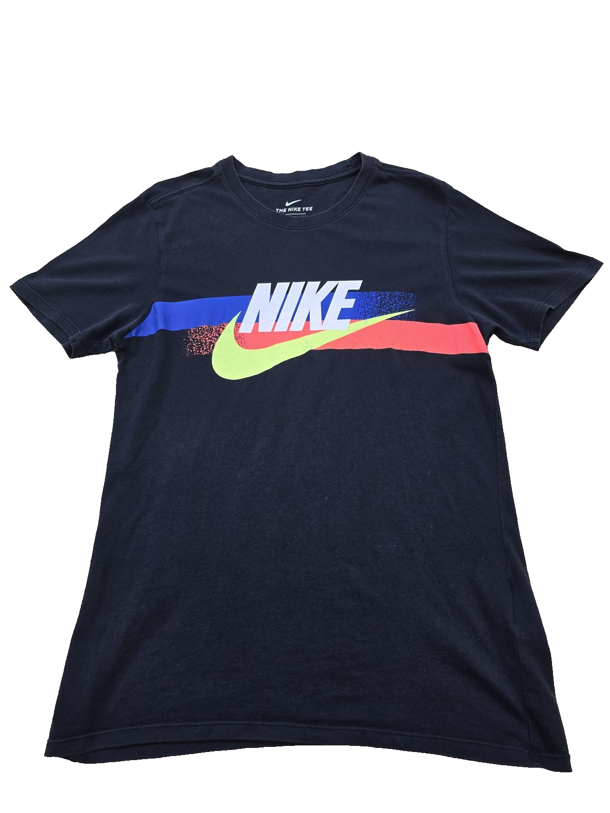 Nike Men's Black Athletic Fit S Short Sleeve 100% Cotton T-Shirt
