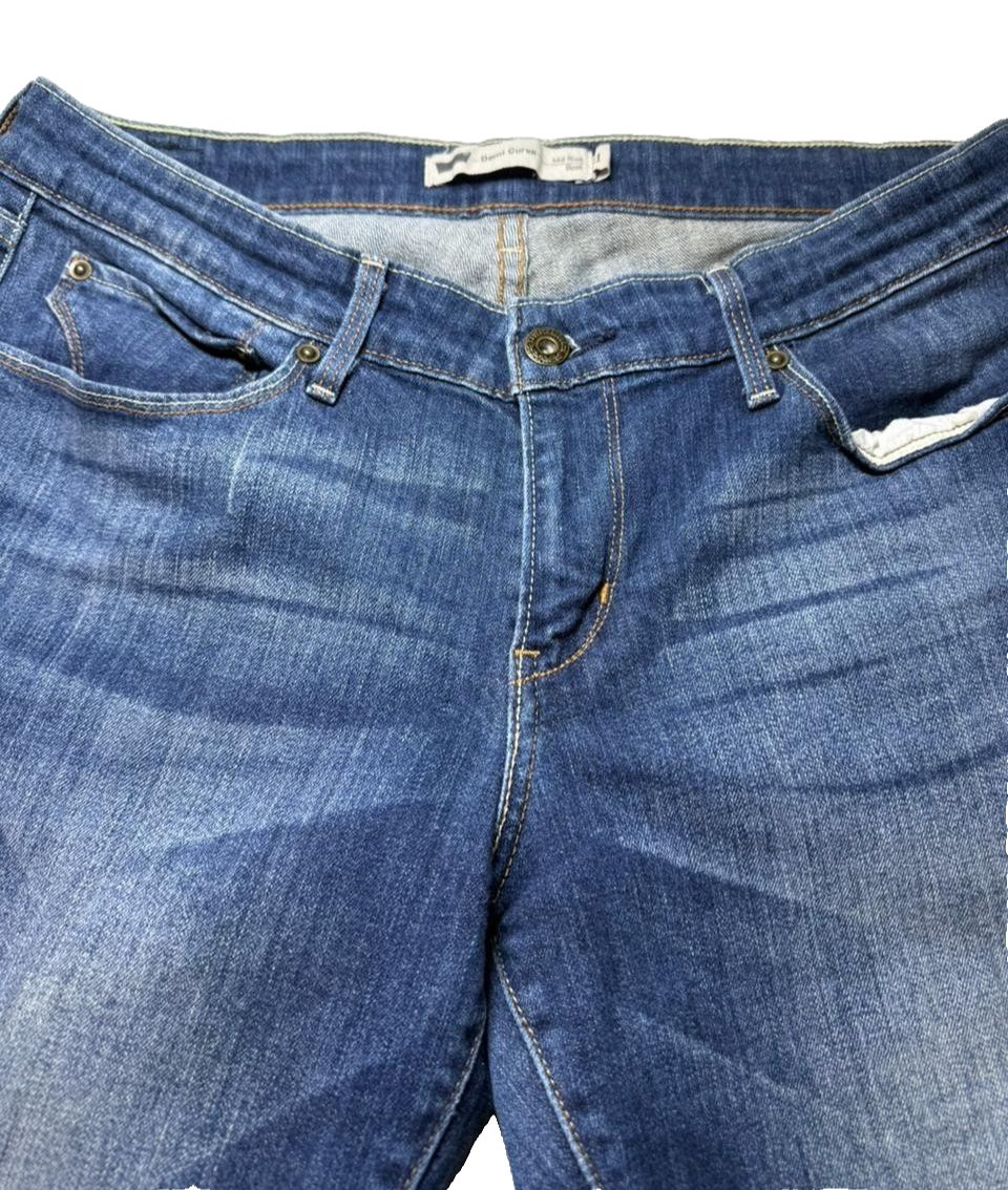 Demi Curve Mid Rise Boot Women Jeans | 31 | Blue