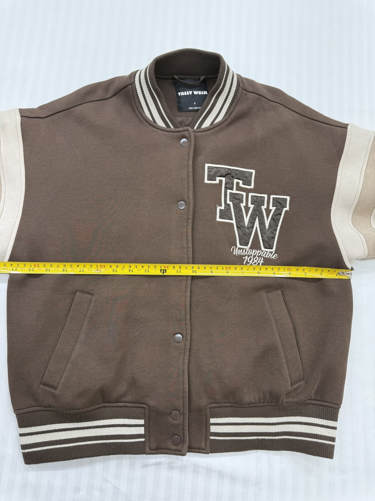 Tally Weijl Boys Brown Jacket size 5 product image 7