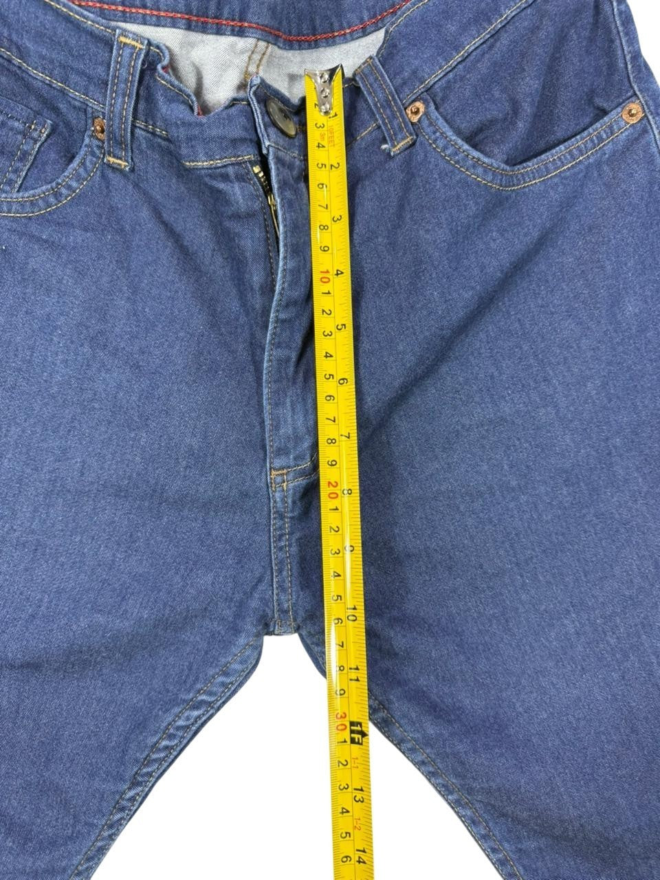 Levi's Men's Denim Shorts Blue W34 L34 Made in European Union
