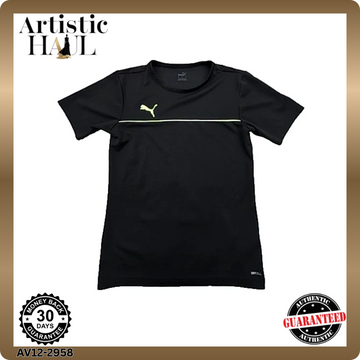 Puma Men's Black Training Tee Size M Short Sleeve Crew Neck