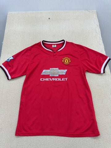Adidas Red XL Men's Short Sleeve Sports Jersey 100% Polyester