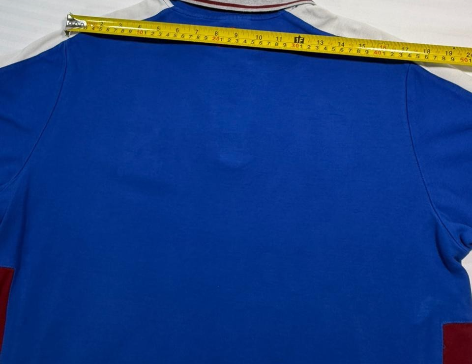 Umbro Men's Royal Blue Pique Polo Shirt Lion Crest Logo Short Sleeve Size XL
