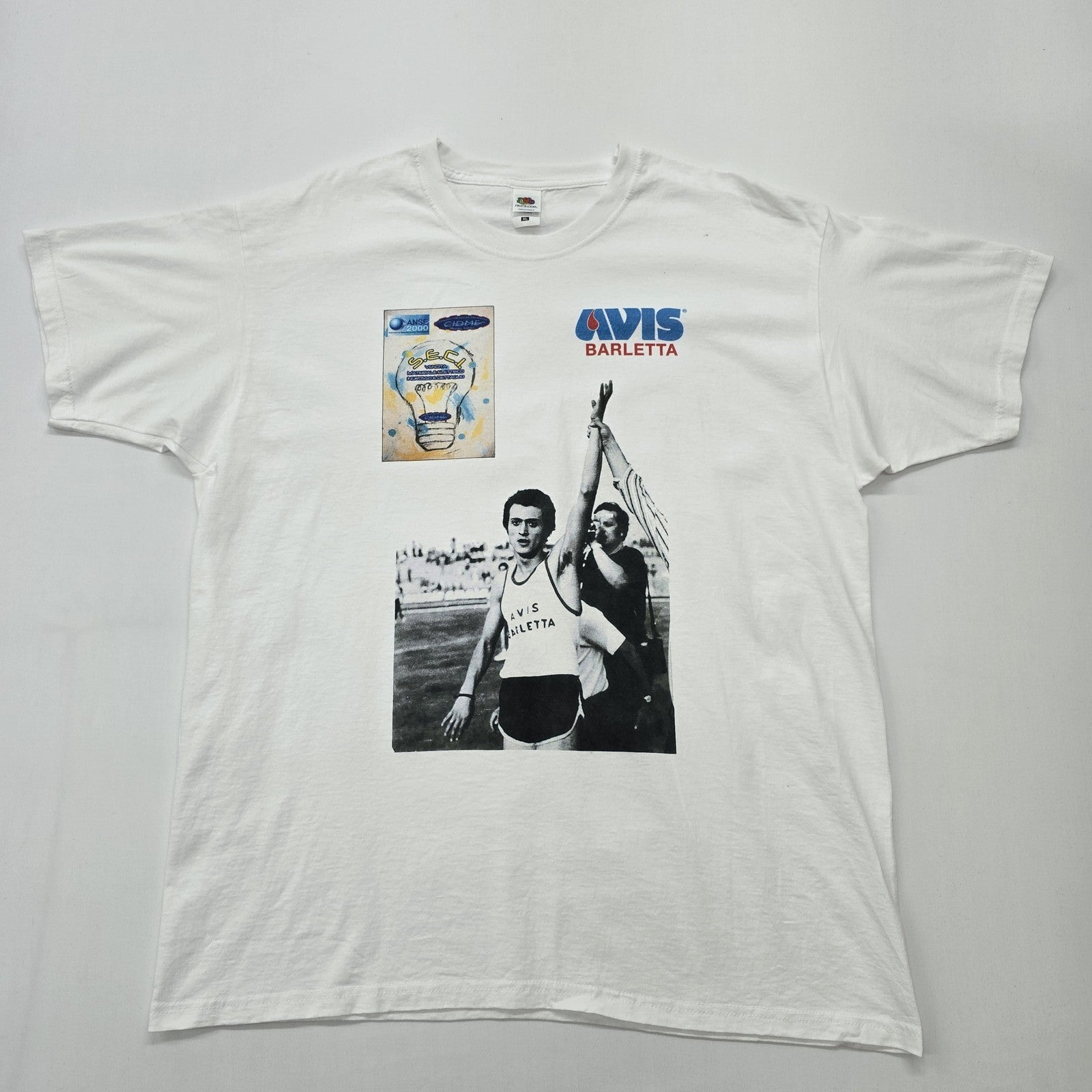 Fruit of the Loom Unisex White T-Shirt size XL product image 1