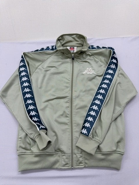 Retro Kappa Unisex Green Jacket – Size XL, Slim Fit, Logo