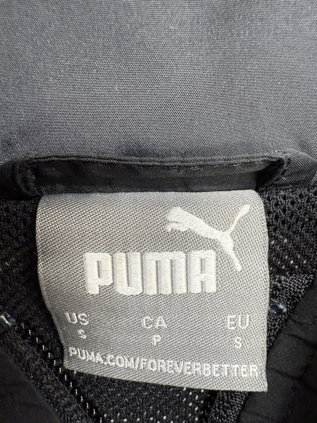 Puma AC Milan Black-Red Zigzag Track Jacket S Men Full Zip