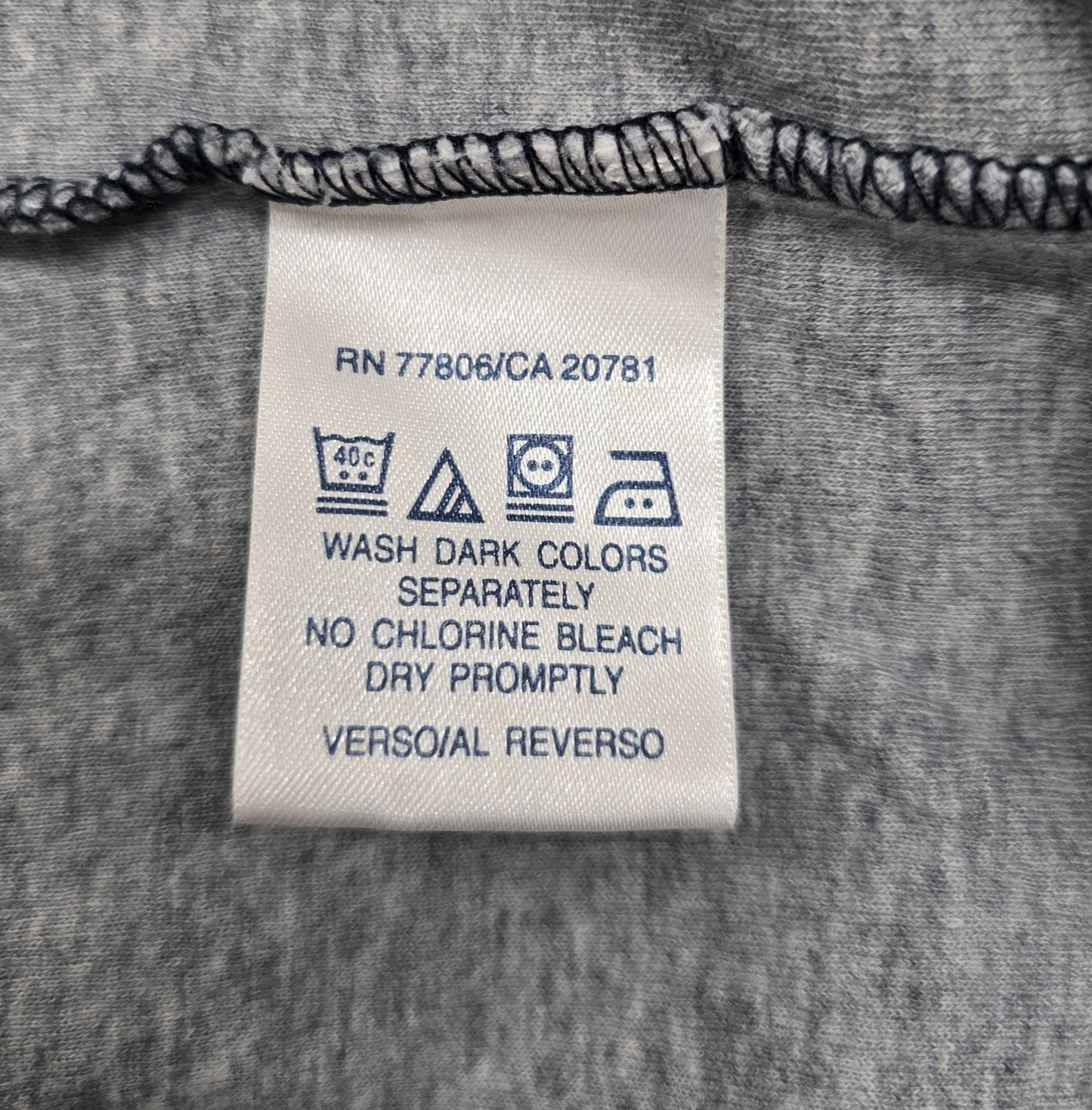 Tommy Hilfiger Men's Navy Stripe Cotton T-Shirt Size M Crew Neck