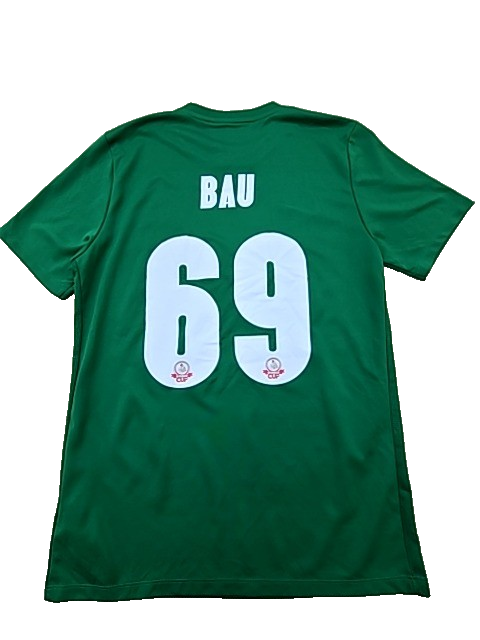 Nike Green Soccer Jersey L Dri-FIT Short Sleeve Crewneck