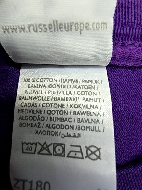 Russell Athletic Men Purple T-Shirt size M product image 4