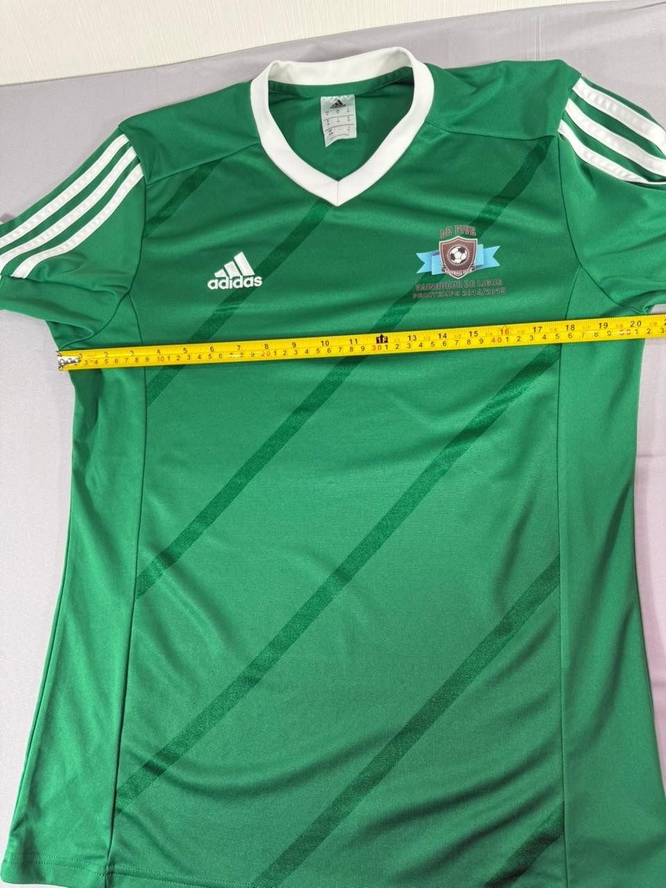 Adidas Men's Green Soccer Football Jersey Shirt Climalite Size M