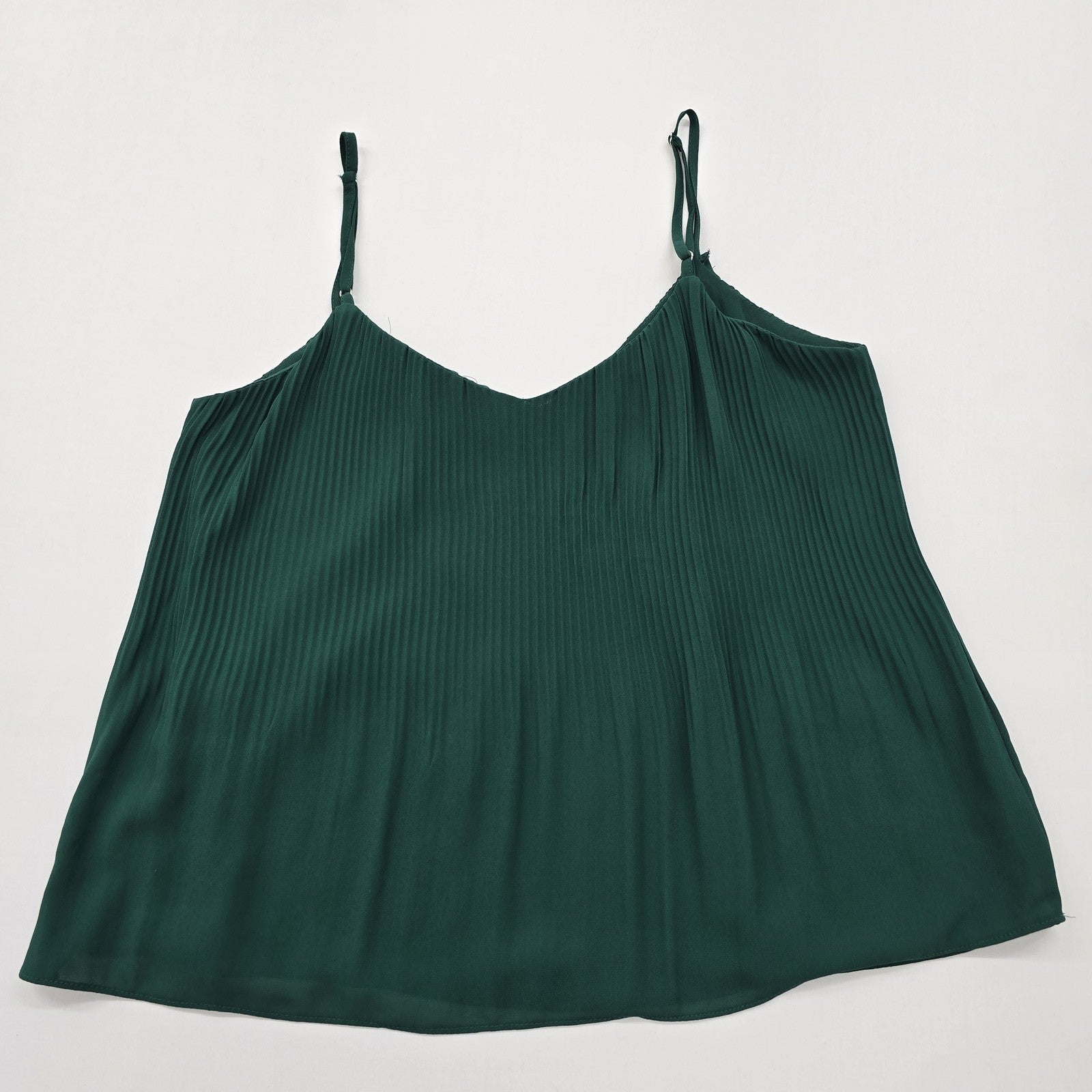 Stradivarius Women Green Tank Top size S product image 2