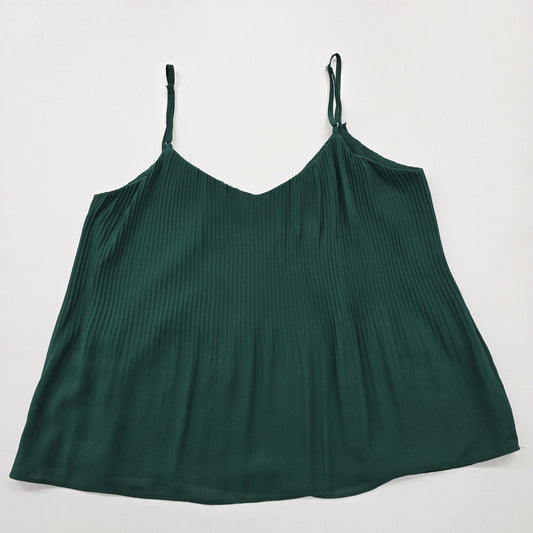 Stradivarius Women Green Tank Top size S product image 2