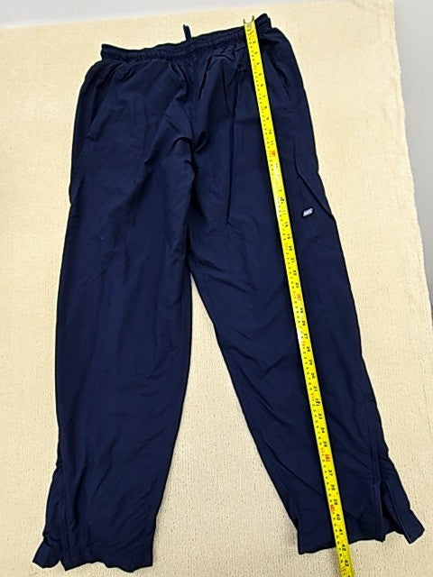 Nike Men's Navy Track Pants Size L Drawstring Solid