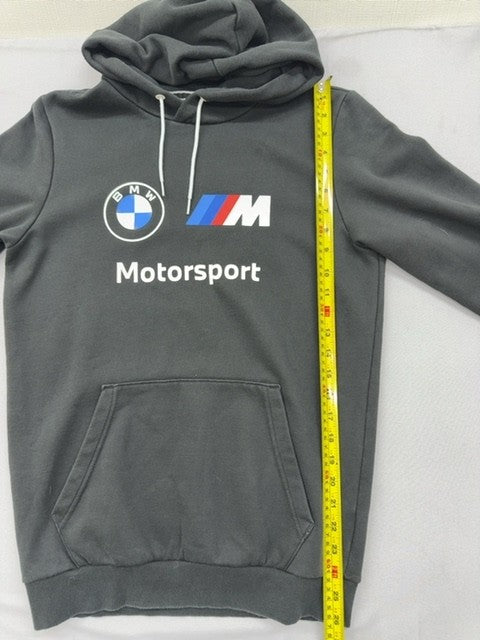 Puma BMW M Motorsport Hoodie Gray XS Graphic Fleece