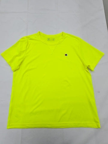 Champion Neon Yellow Athletic Short Sleeve T-Shirt XL Women's