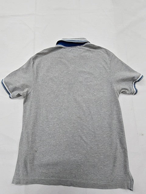 Champion Gray Men's Short Sleeve Polo Shirt Medium Regular Fit