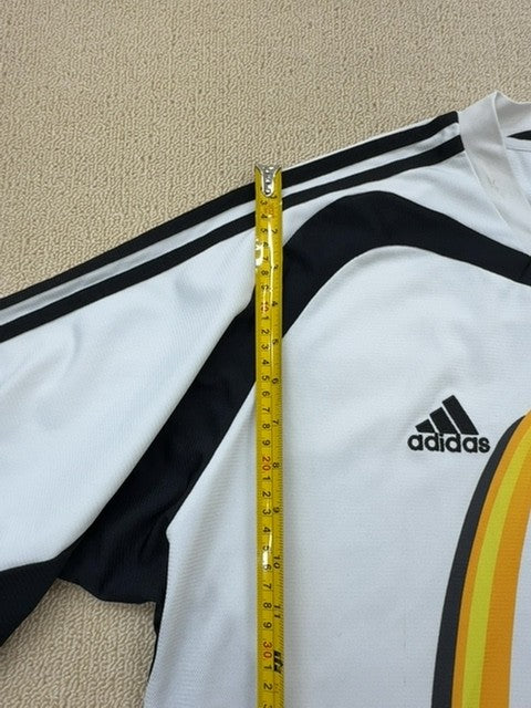 Adidas Men's White Soccer Jersey 2XL USA 100% Polyester Thailand