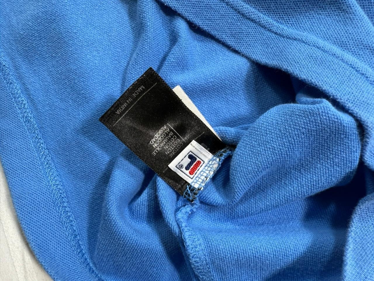 Blue Fila Piro Polo Shirt - Size M