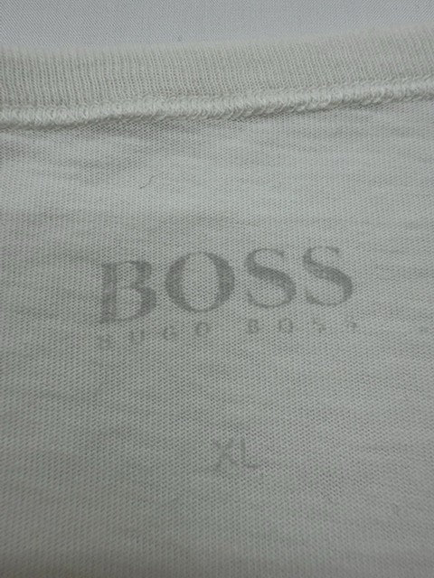 Hugo Boss Men White T-Shirt size XL product image 3