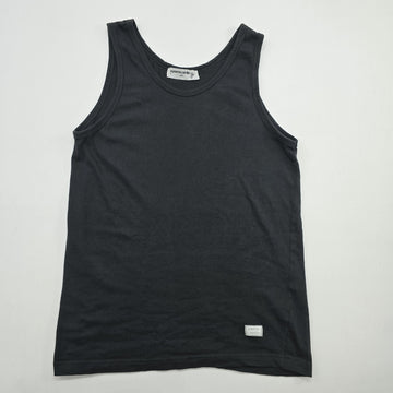 Pierre Cardin Boys Black Cotton Tank Top Little Kid Size 3 Regular