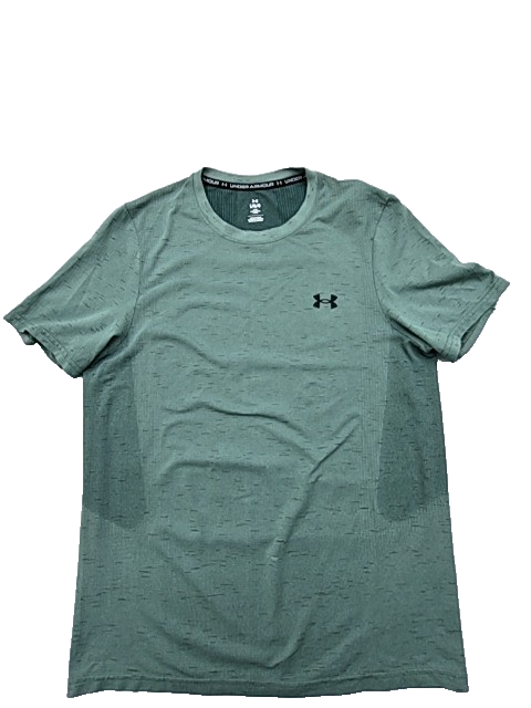 Under Armour Unisex Green T-Shirt – Size L, Short Sleeve