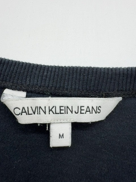 Calvin Klein Jeans Men's Black Logo T-Shirt Size M Regular Condition
