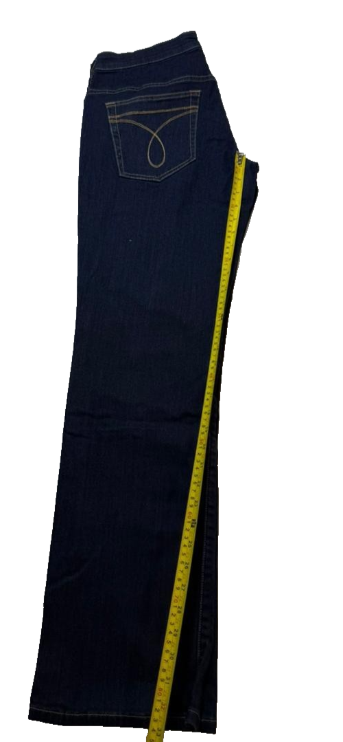 Calvin Klein Women's Straight Denim Jeans Size 33 Classic Fit