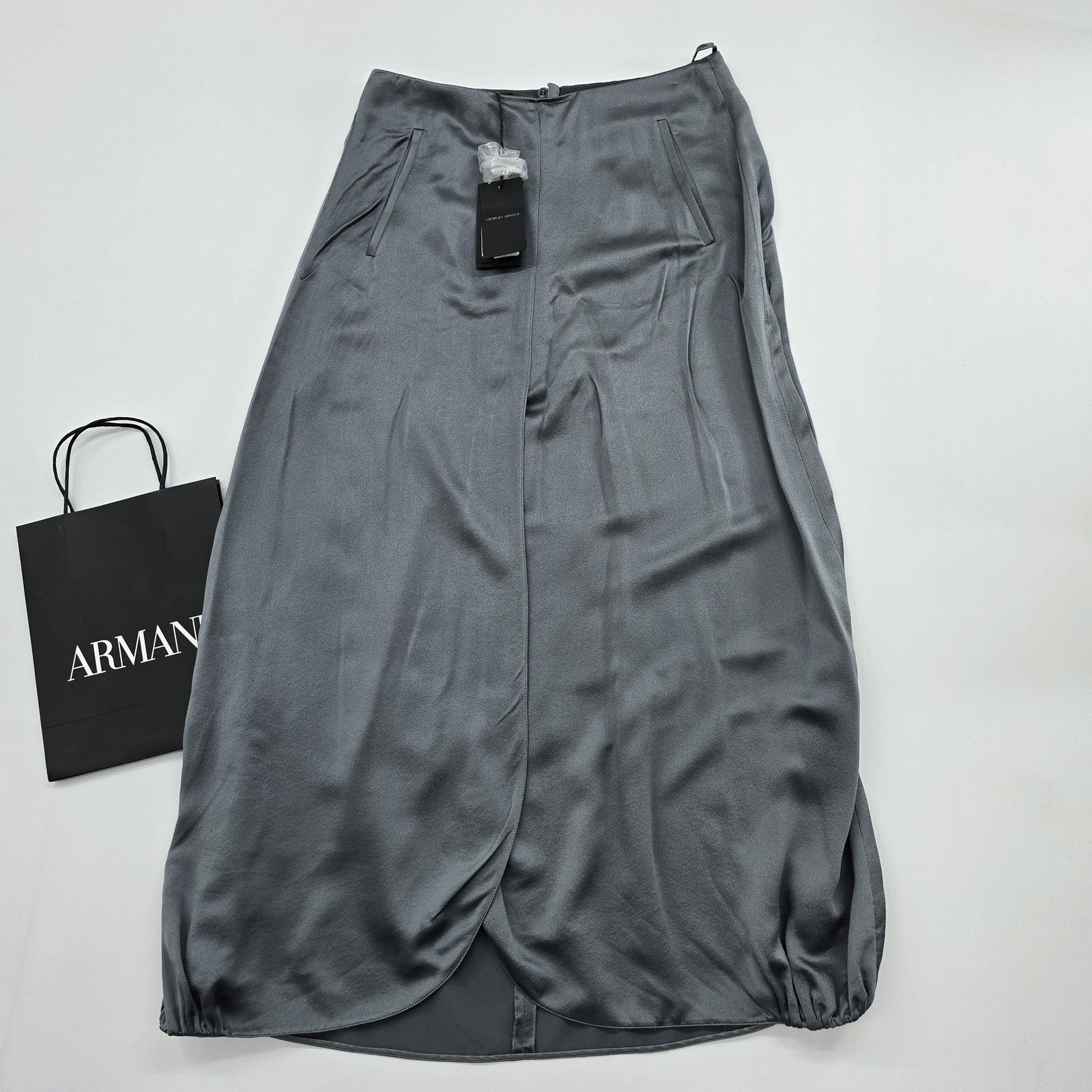Giorgio Armani Women Gray Skirt product image 1