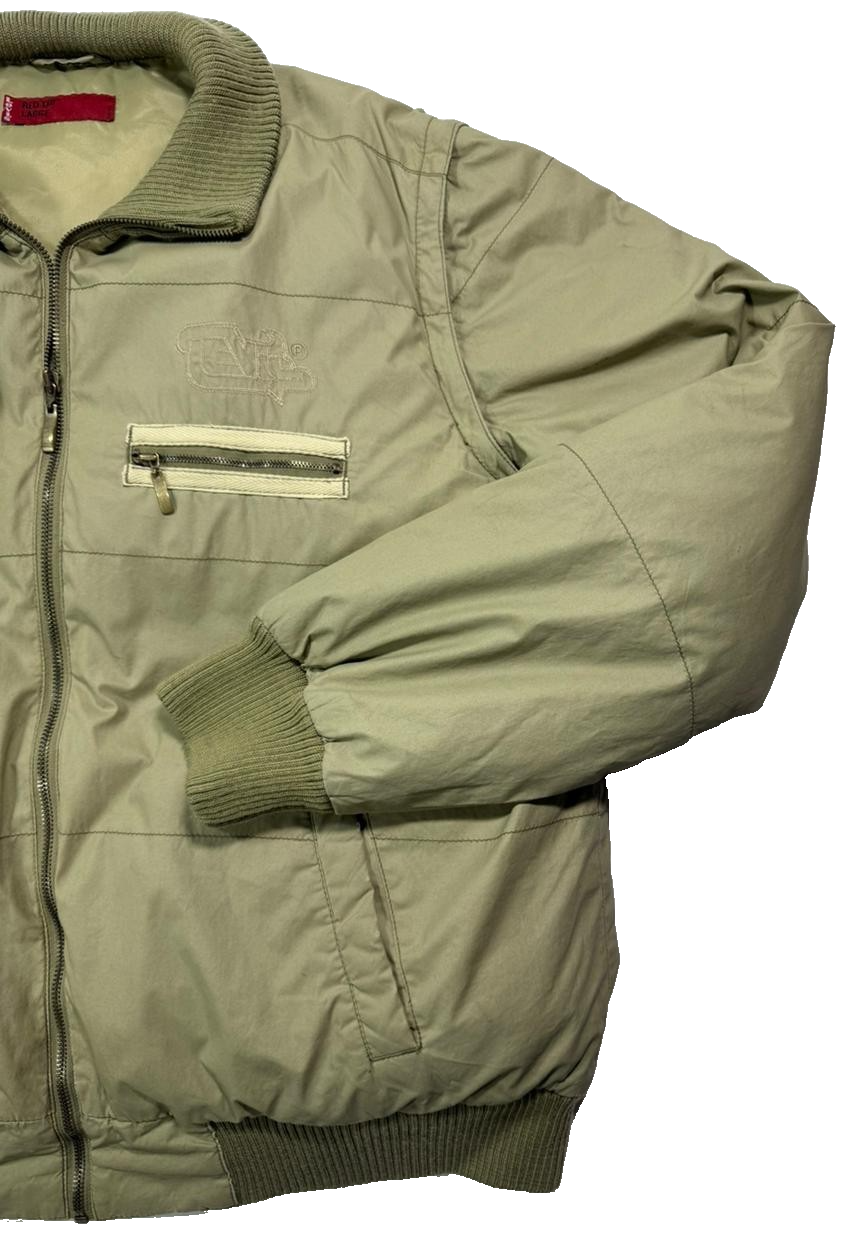 Levi'S Red Tab Removable Sleeve Bomber Jacket - Khaki - Men's L