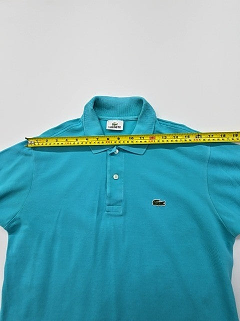 Lacoste Men's Turquoise Polo Shirt Size 4