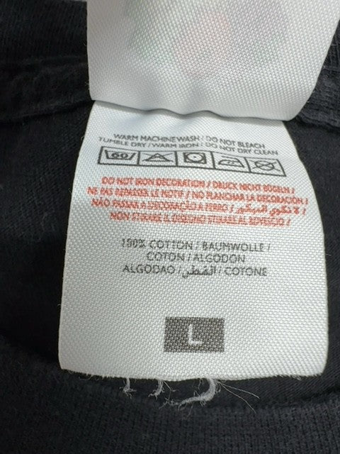 Fruit of the Loom Men Black T-Shirt size L product image 4