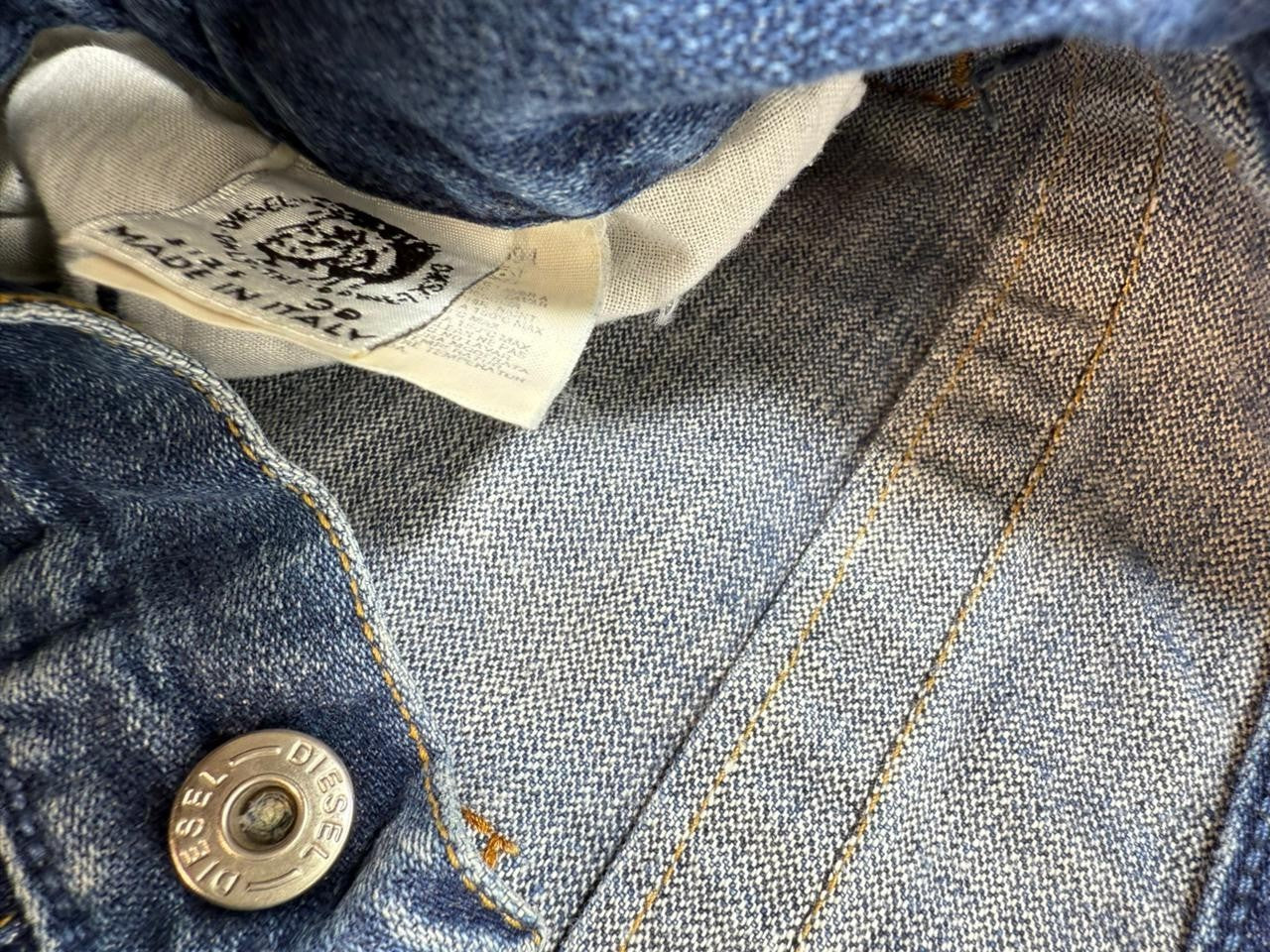 Diesel Industry Men's Blue Denim Jeans Straight Fit Cotton Pants Size 38