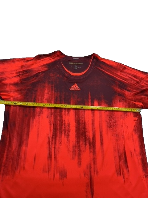 Adidas Men's Red Adizero Running T-Shirt XL Short Sleeve Climalite New