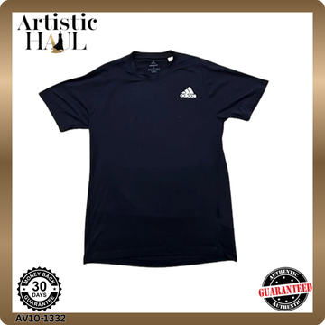Adidas Men's Freelift Climalite Navy S Short Sleeve T-Shirt