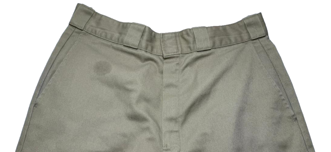 Dickies Men's Tan Work Pants - Durable Cotton Twill, Relaxed Fit, Size 32