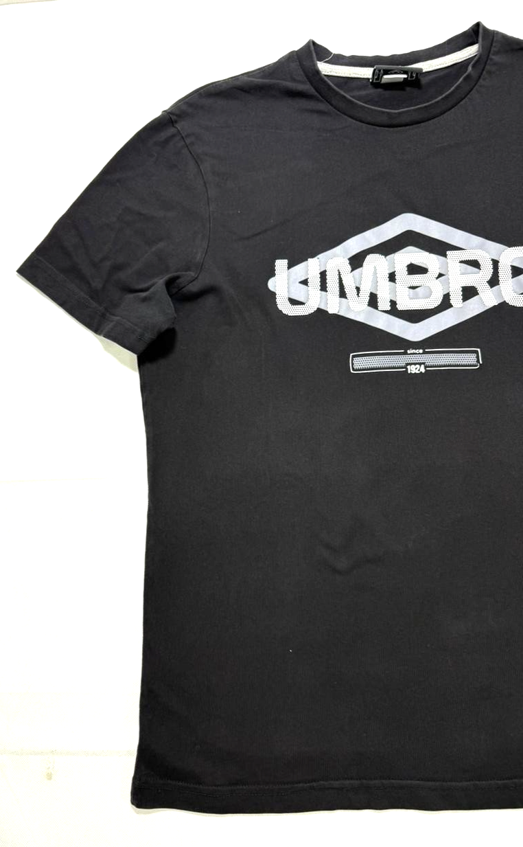 Black Umbro Graphic T-Shirt - Size M