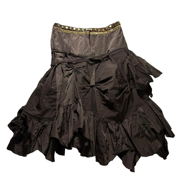 Urban Renewal One-Of-A-Kind Brown Midi Skirt