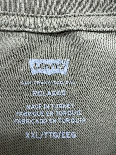 Levi's Men Green T-Shirt size XXL product image 4