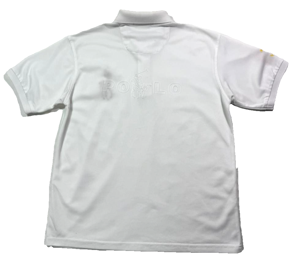 Polo Ralph Lauren Men'S White Short Sleeve Polo Shirt - Size M