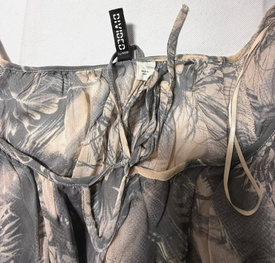 H&M Flower Print Long Dress - Size 36