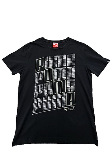 Puma Men's Black Short Sleeve T-Shirt Size M Crewneck Sportlifestyle