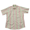 Angelo Litrico Men's Multicolor Shirt – Size 42, Striped, Short Sleeve