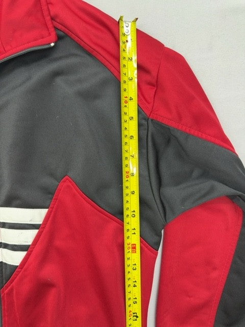Adidas Vintage Red Black Retro Track Jacket D176 EU Zip[1]