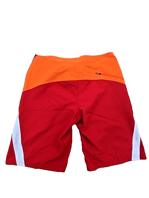 Nike Men's Red/Orange Board Shorts Size M Swimming
