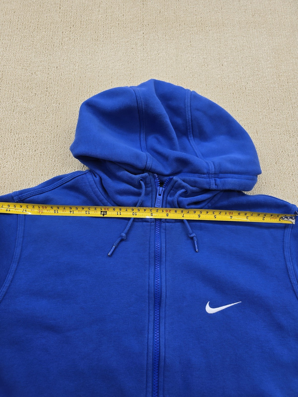 Nike Sportswear Club Fleece Full Zip Blue Hoodie L