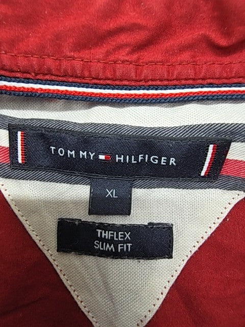 Tommy Hilfiger Men Red Shirt size XL product image 4