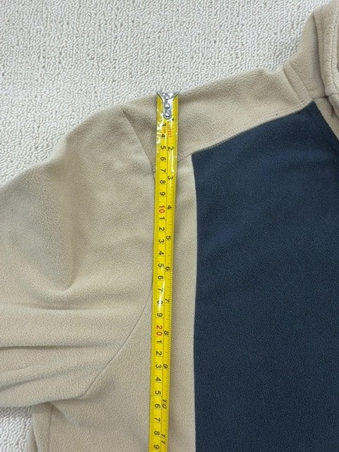 The North Face Men's TNF Black/Khaki Full-Zip Fleece Jacket XL