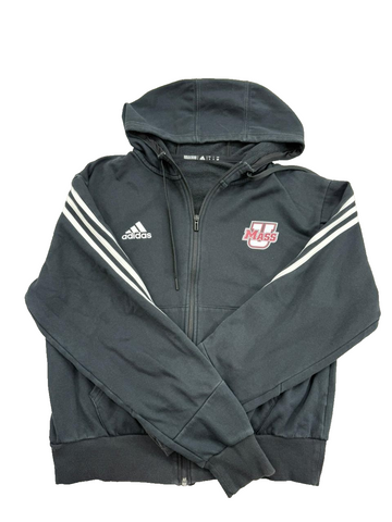 Adidas TCU Horned Frogs Black Full Zip Fleece Hoodie M