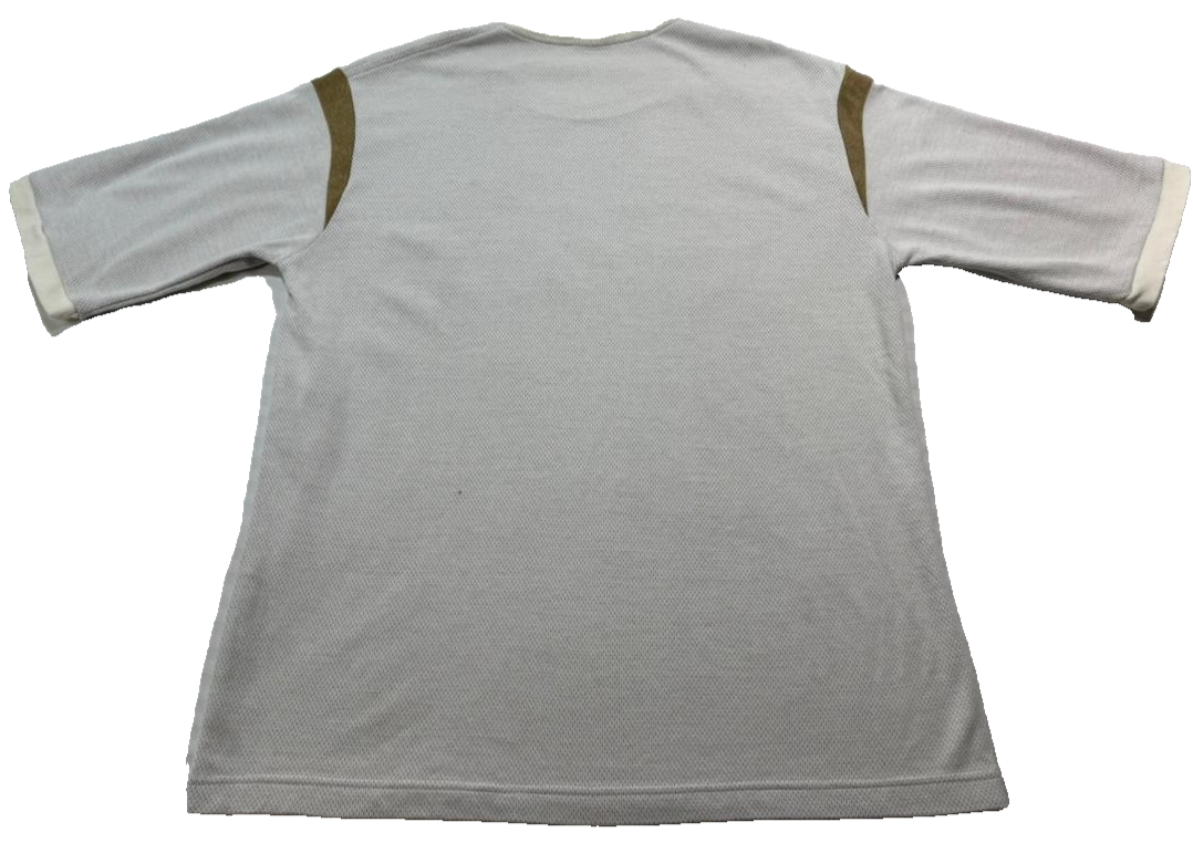 Lacoste Logo Embroidered T-Shirt Sweatshirt Cotton Blend Size 5 [ Unisex]